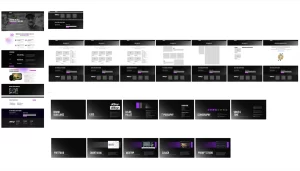 Maxt Design Figma Wireframing brand project