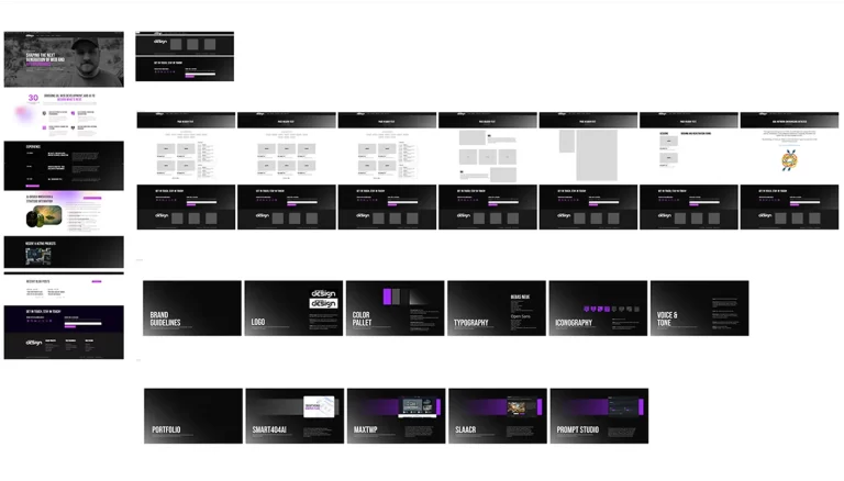 Maxt Design Figma Wireframing brand project