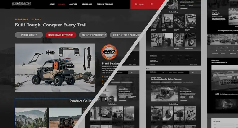 Elementor website launch for Inventive Group completed in 3 days—XD to Elementor layouts with performance-first templates.